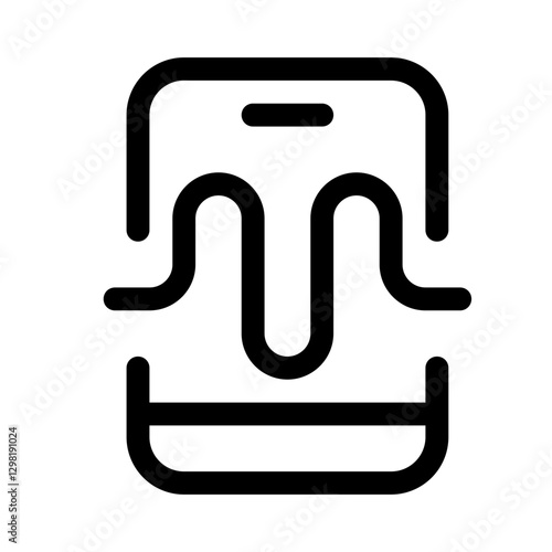 phone compile line style, perfect for user interface projects