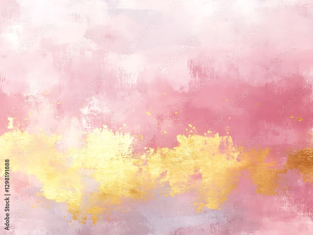 Obraz premium soft abstract pattern with golden hues
