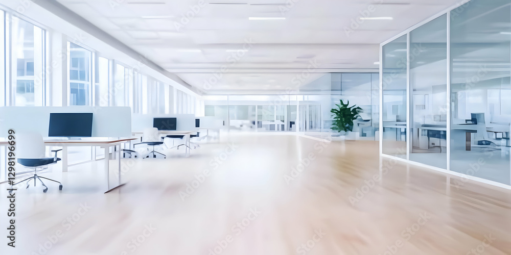Modern Office Workspace Illustration Modern Office Workspace Illustration