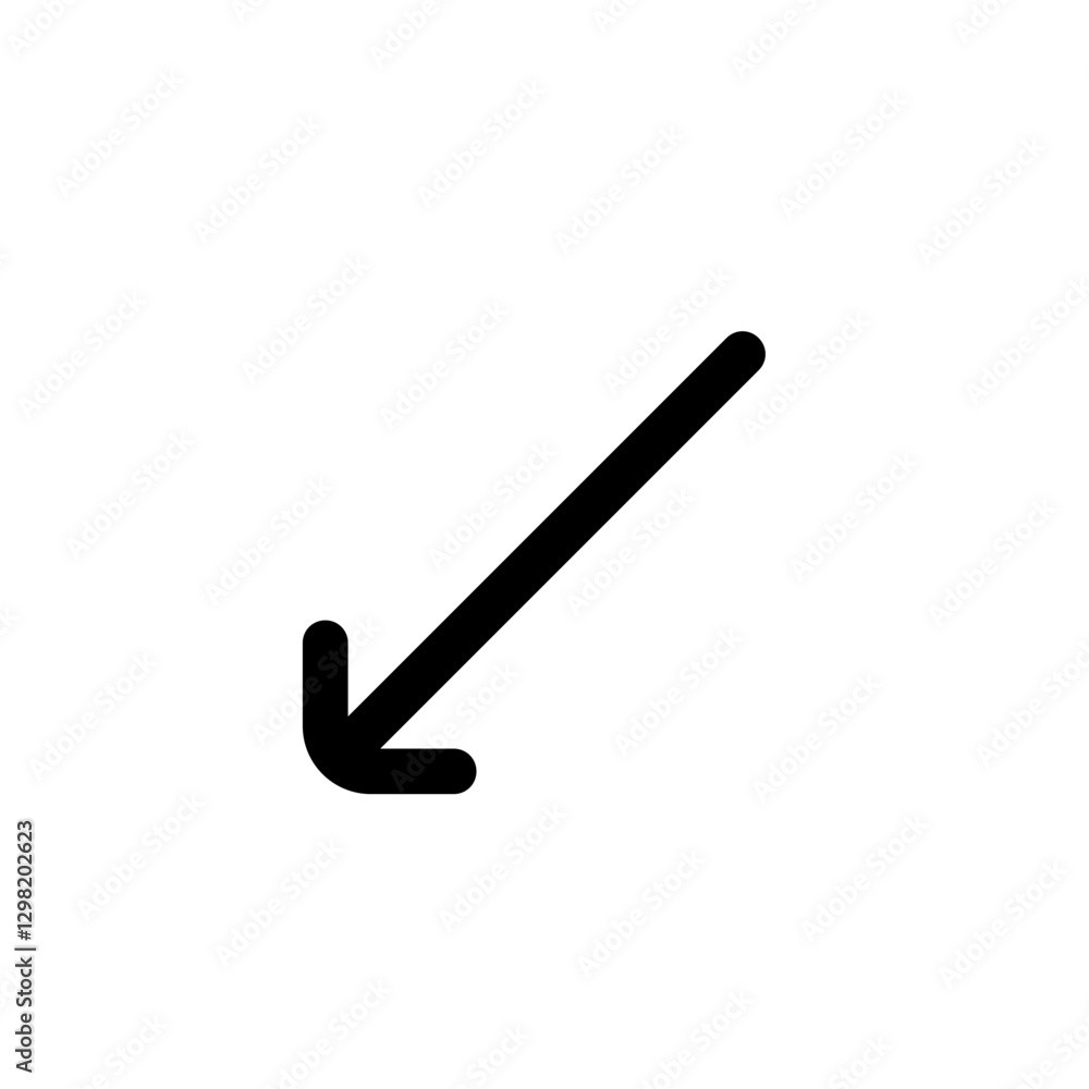 down left line style, perfect for user interface projects down left line style, perfect for user interface projects