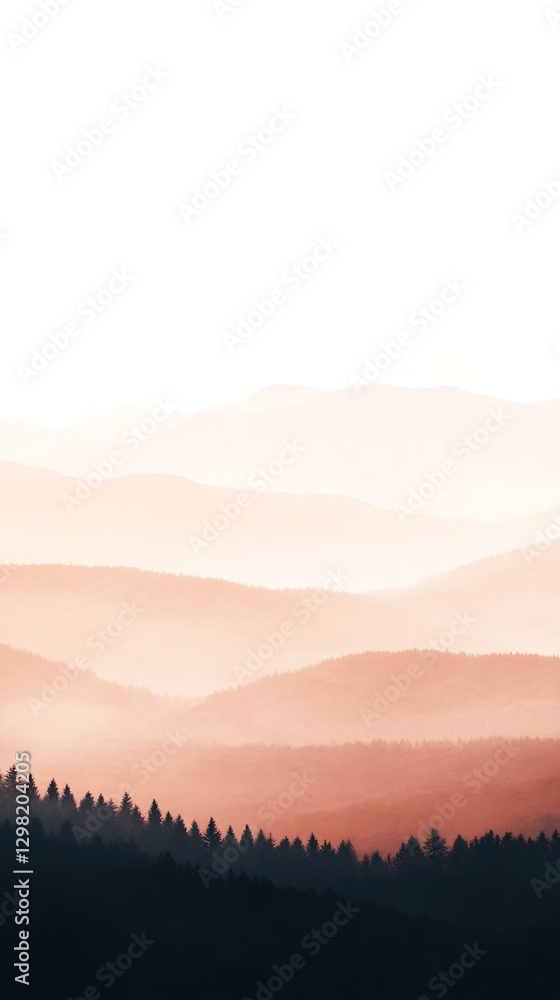 Obraz premium soft warm earthy gradient with smooth blend