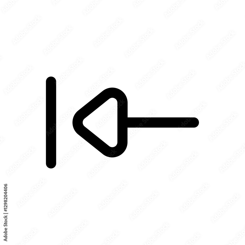 Obraz premium bold left load line style, perfect for user interface projects