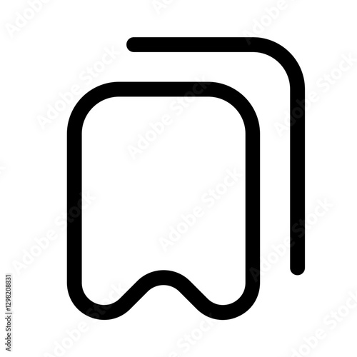 bookmarks line style, perfect for user interface projects