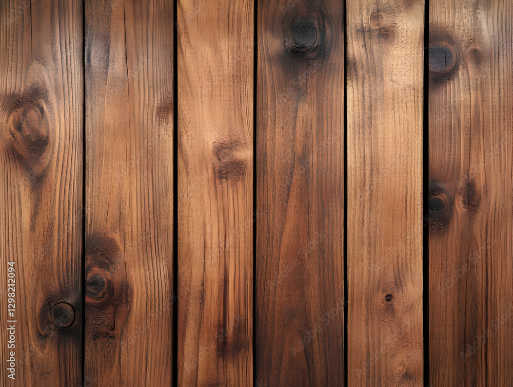 Naklejka premium Dark Brown Wood Texture Background Image
