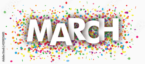 Colored Round Confetti March