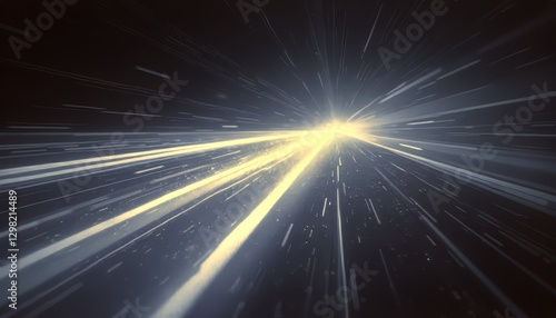 Abstract Light Trails Speed and Motion Blur Background