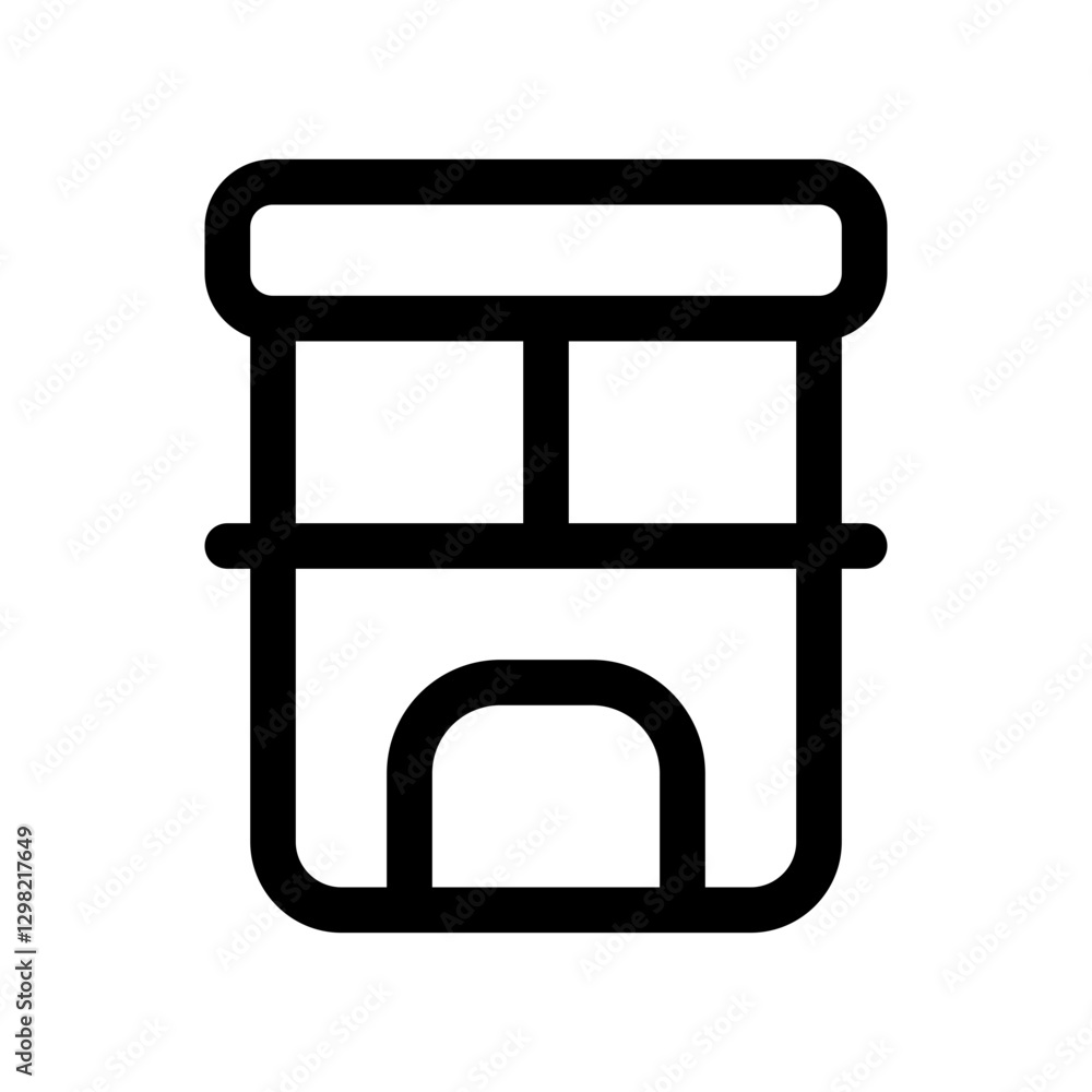 supermarket line style, perfect for user interface projects supermarket line style, perfect for user interface projects