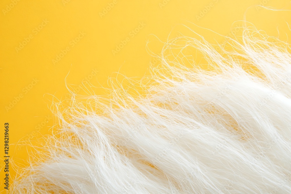 Obraz premium Noodles on Yellow Background