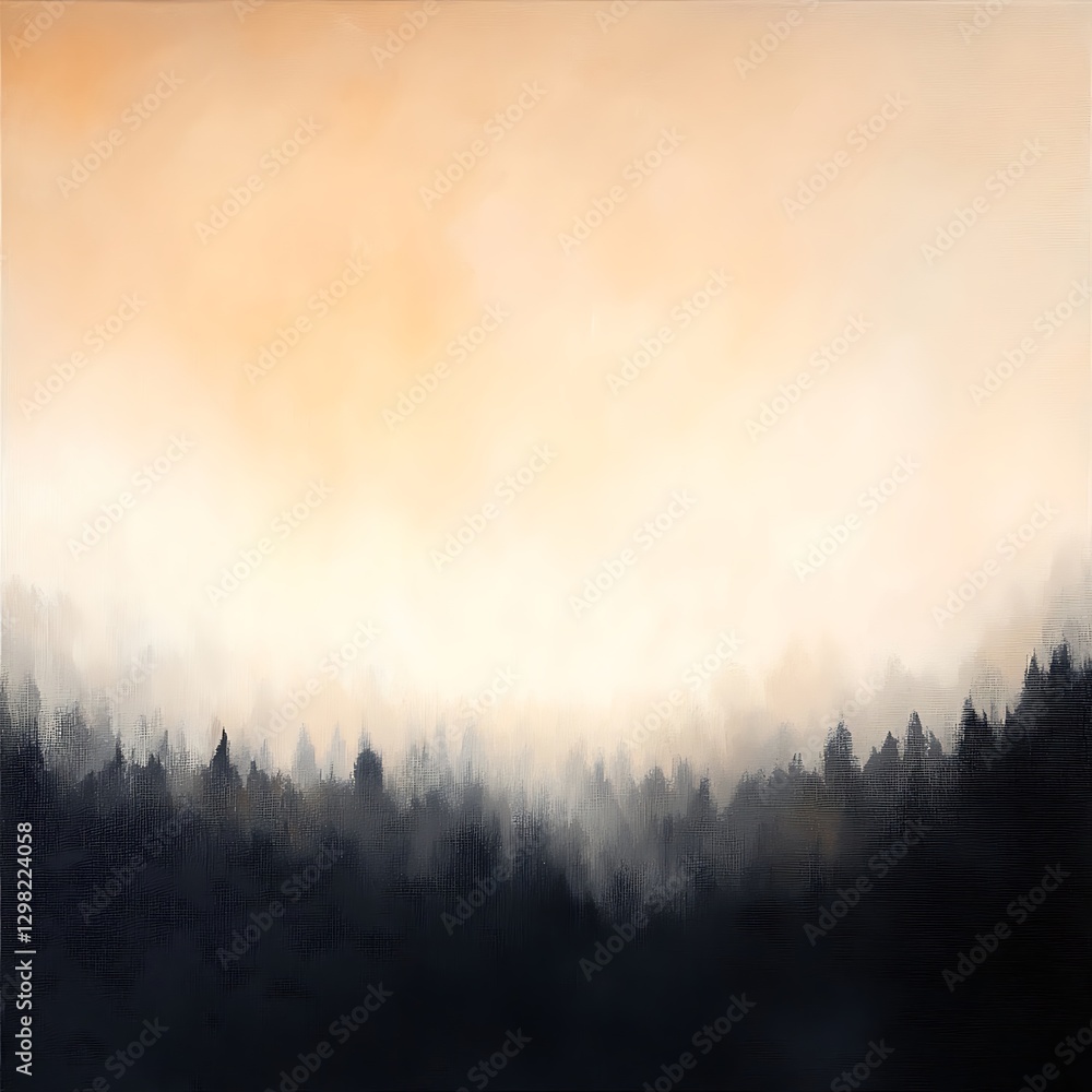 Fototapeta premium earthy colors soft misty abstract background