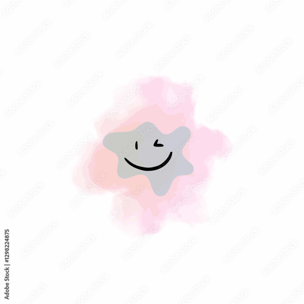 Obraz premium two pink hearts