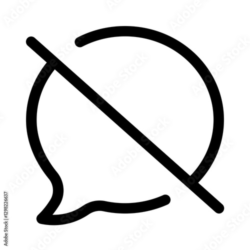 no communication line style, perfect for user interface projects
