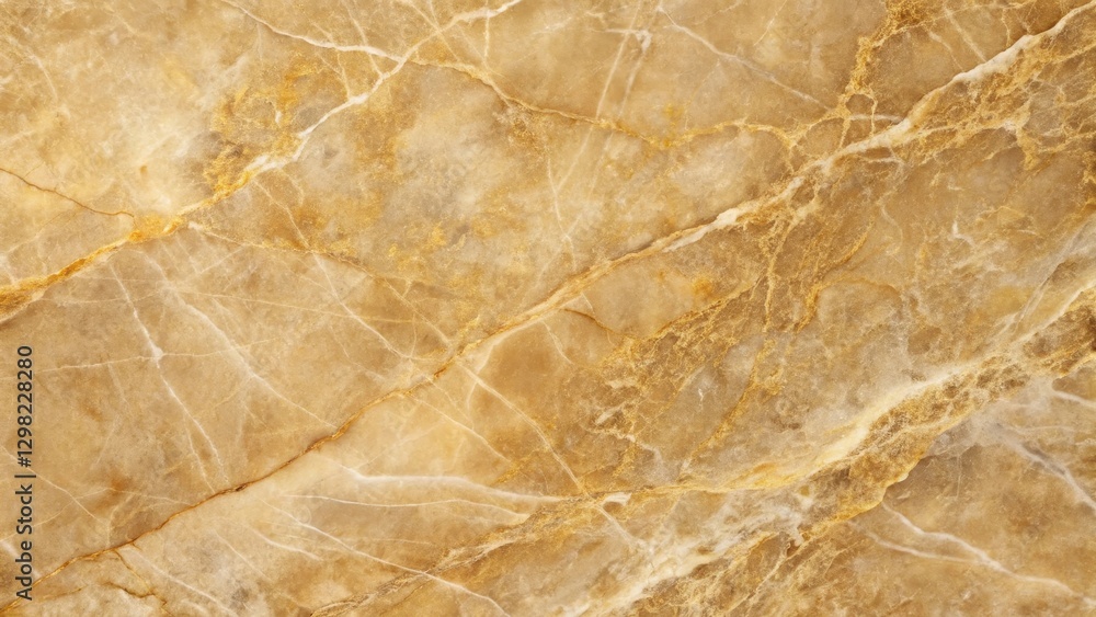 Fototapeta premium Golden Veined Stone Texture A High-Resolution Image Showing the Intricate Patterns and Hues of a Natural Mineral