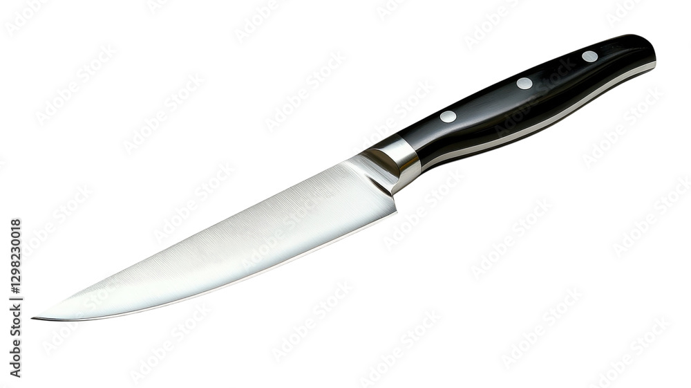 Obraz premium High-quality kitchen knife with a sleek design and ergonomic handle for comfortable use and precision cutting