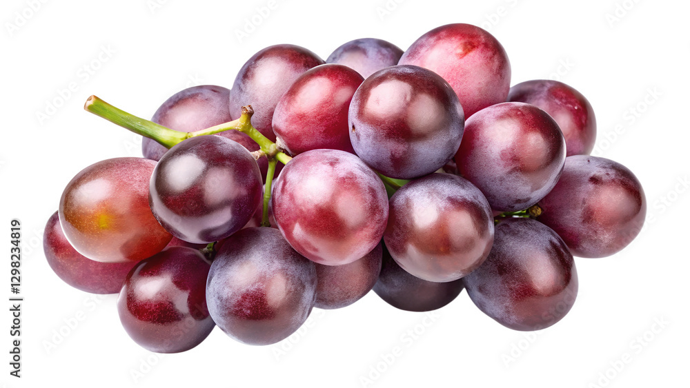 Tow grape isolated on transparent background png Tow grape isolated on transparent background png