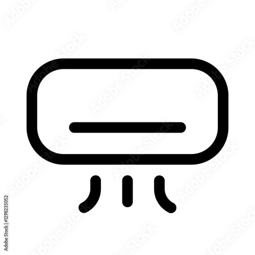 air conditioner line style, perfect for user interface projects