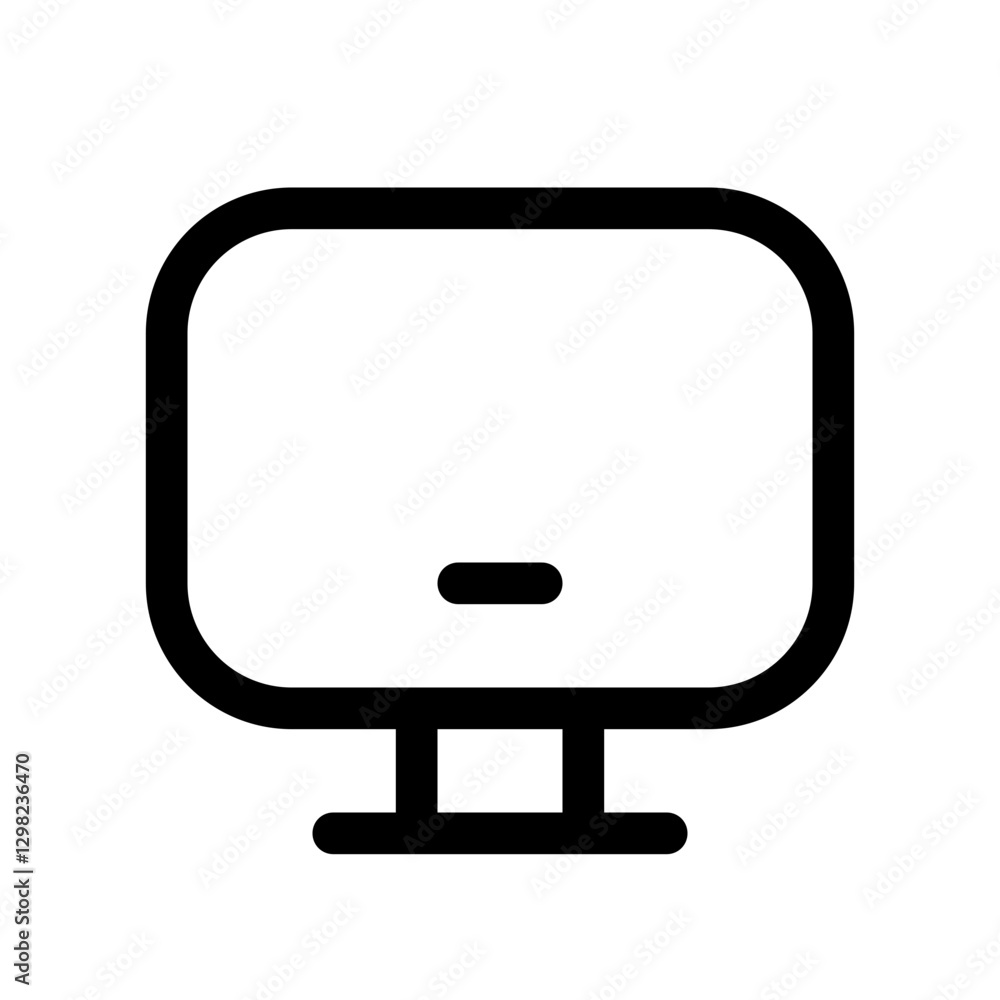 monitor line style, perfect for user interface projects monitor line style, perfect for user interface projects
