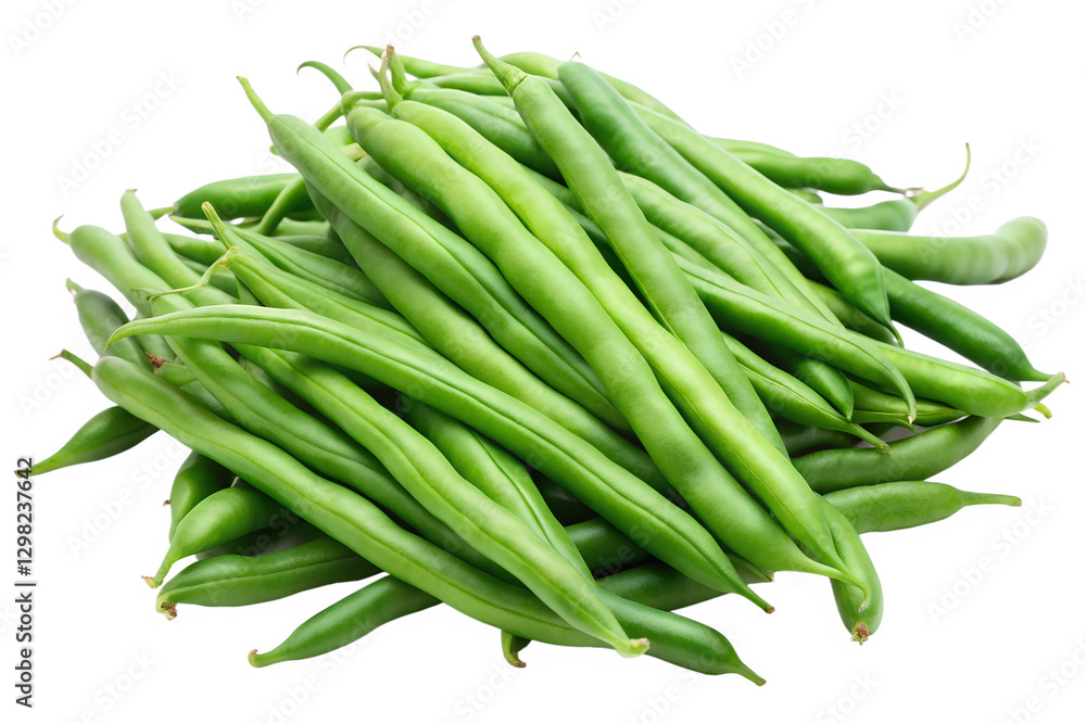 Green beans isolated on transparent background png Green beans isolated on transparent background png