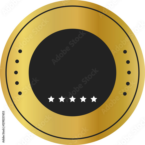 Label sticker logo template promotion for decoration