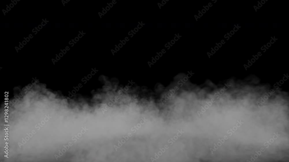Realistic dry ice smoke clouds fog overlay perfect for compositing into your shots. Simply drop it in and change its blending mode to screen or add. 3d Illustration
