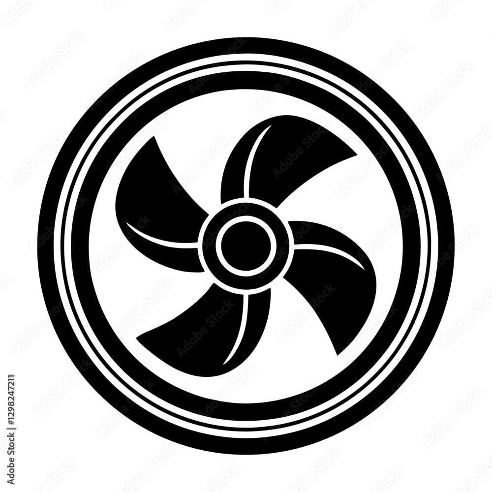 Fan Icon Vector Illustration