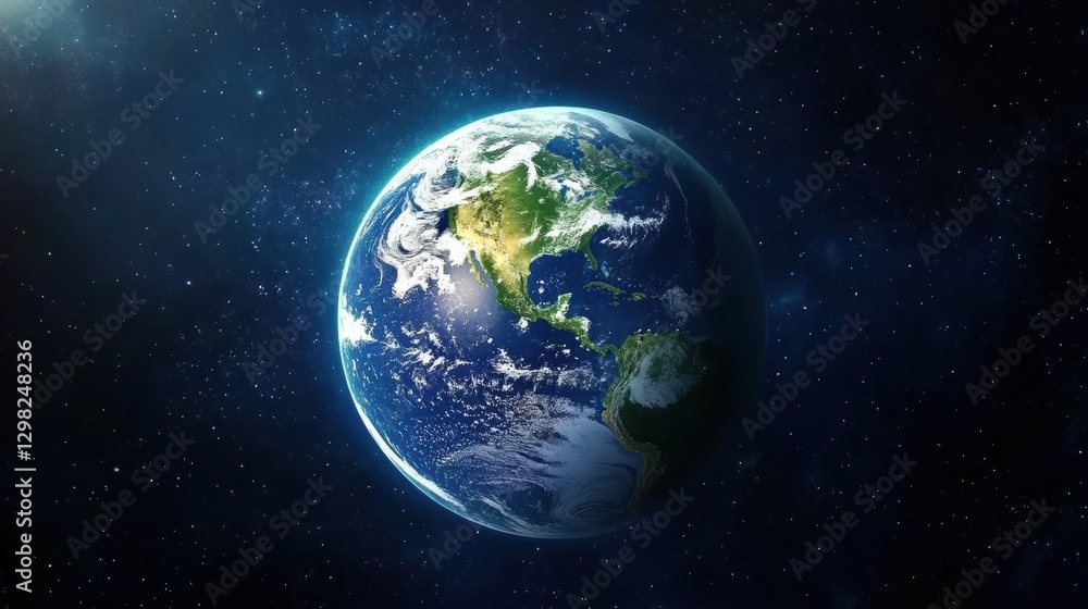 Fototapeta premium Earth in Space