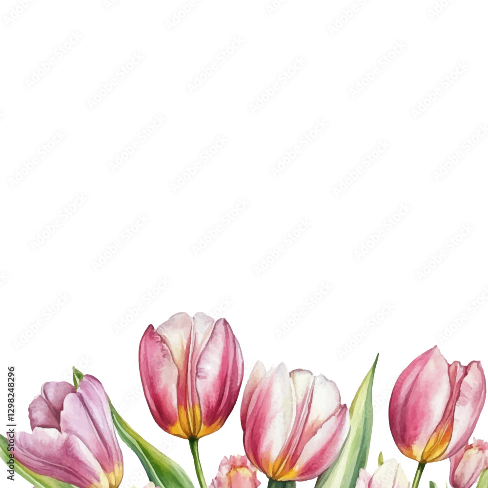 Fototapeta premium Image of flowers isolated on white background