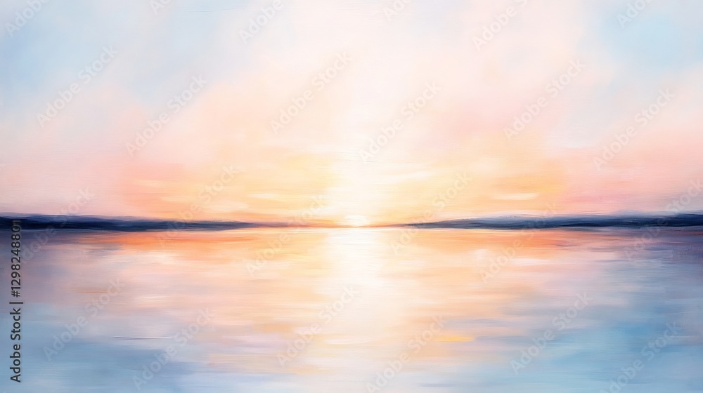 Obraz premium pastel light reflections soft warm blurred background