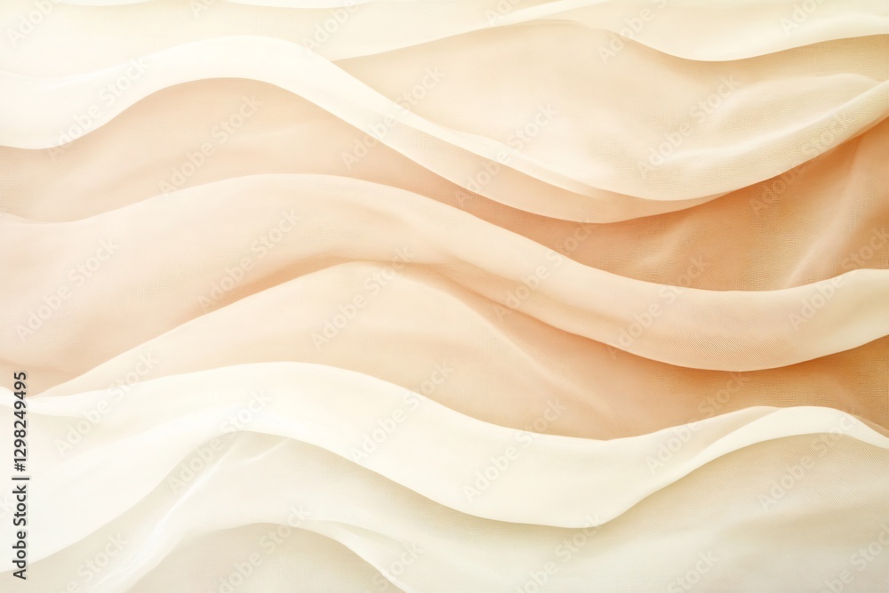 Fototapeta premium beige ivory waves soft abstract blurred background