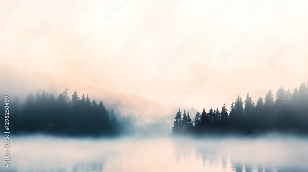 Fototapeta premium soft pastel morning haze background