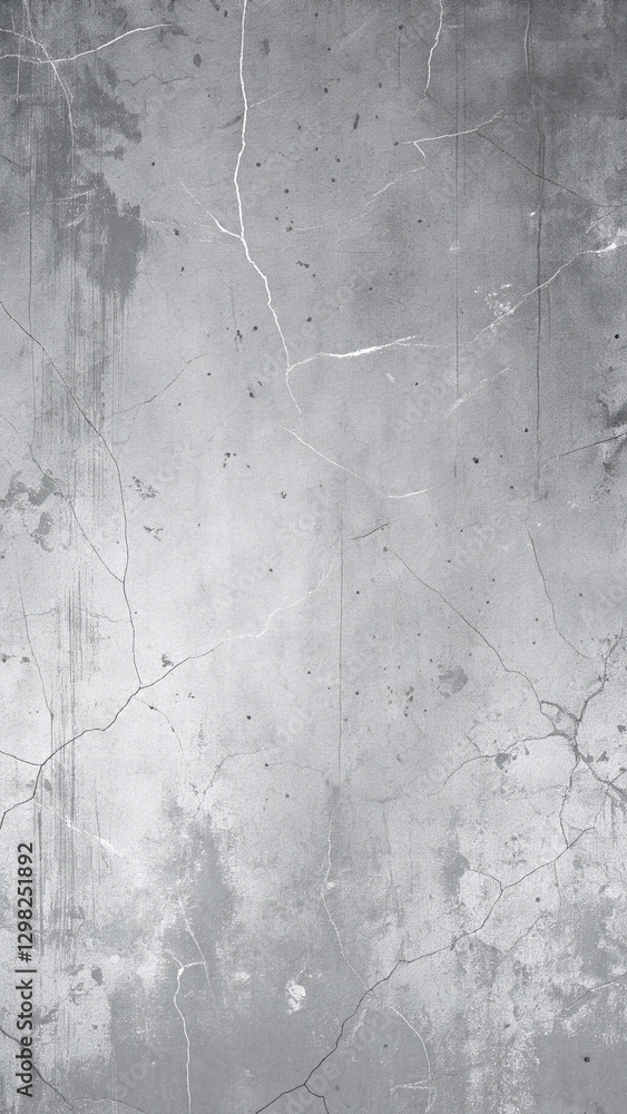 Fototapeta premium Detailed Distressed Concrete Background Texture in Monochrome Grunge Color
