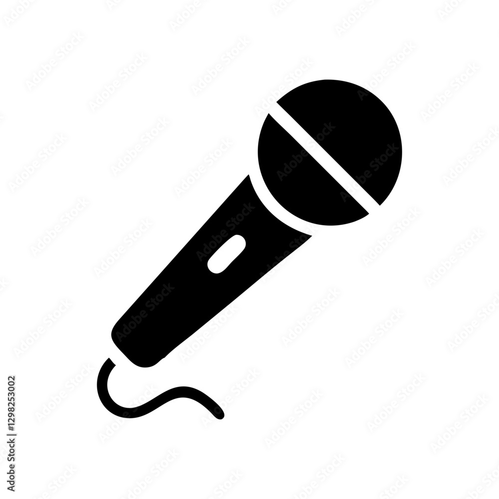 Microphone Icon Vector Illustration Microphone Icon Vector Illustration