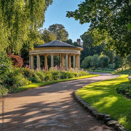 Jephson Gardens in Leamington Spa, Warwickshire