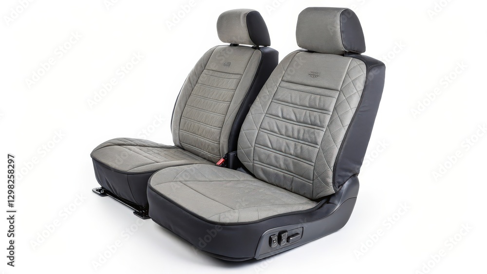 Obraz premium Gray and Black Car Seat Covers