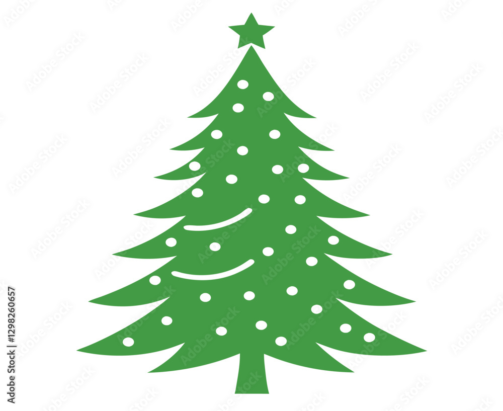christmas tree vector illustration christmas tree vector illustration