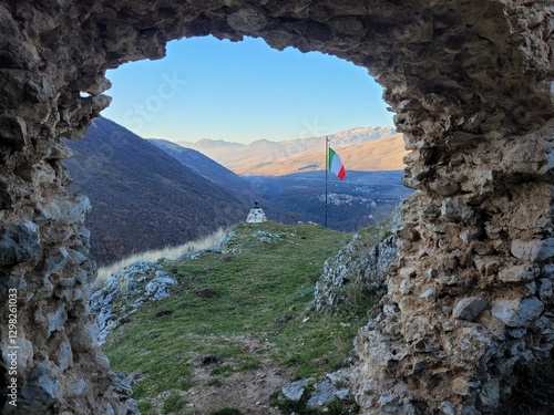 Bandiera italiana in Abruzzo