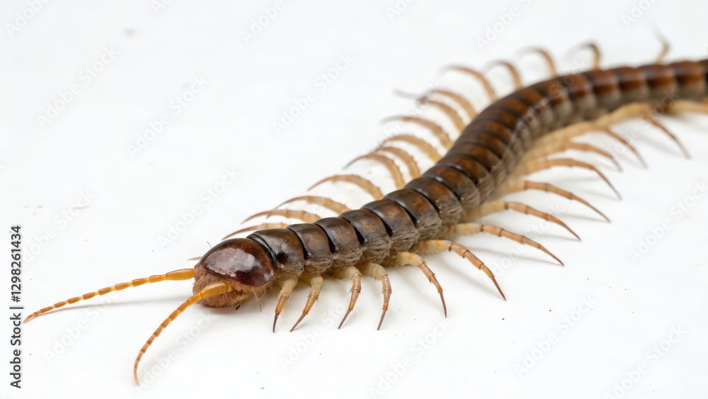 Fototapeta premium Centipede Closeup