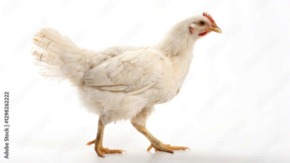 Fototapeta premium White Chicken Studio Shot