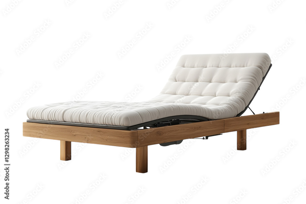 Stylish adjustable lounge chair for relaxation in modern home or outdoor setting Stylish adjustable lounge chair for relaxation in modern home or outdoor setting