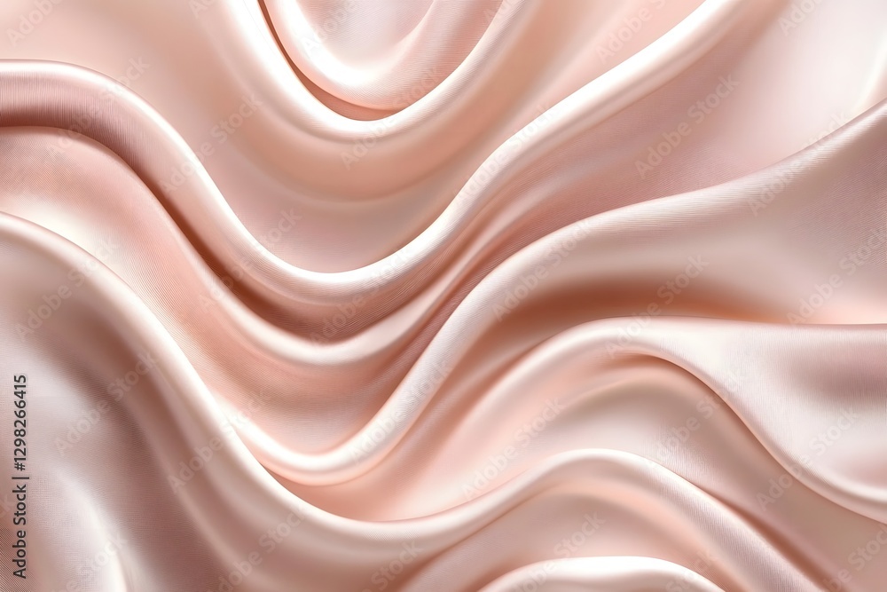 Fototapeta premium The silk fabric shimmering under the light