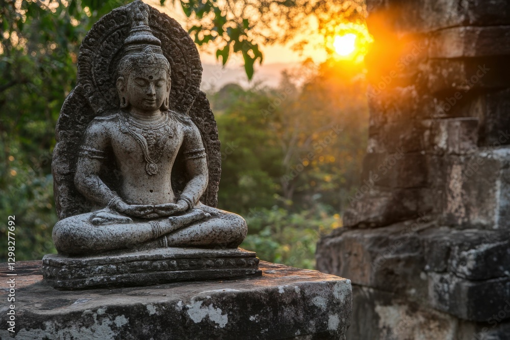 Ankor Wat. Magnificent Sunset Views at the Sacred Temple in Siem Reap, Cambodia Ankor Wat. Magnificent Sunset Views at the Sacred Temple in Siem Reap, Cambodia