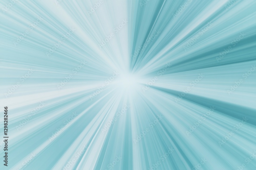 Bright rays of light radiate outward, creating sense of depth an Bright rays of light radiate outward, creating sense of depth an