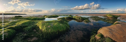 Bay of Fundy: Low Tide at Hopewell Rocks Park, New Brunswick, Canada
