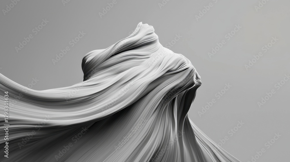 Abstract 3D soft white background with clean, fluid design perfect for business. Abstract 3D soft white background with clean, fluid design perfect for business.