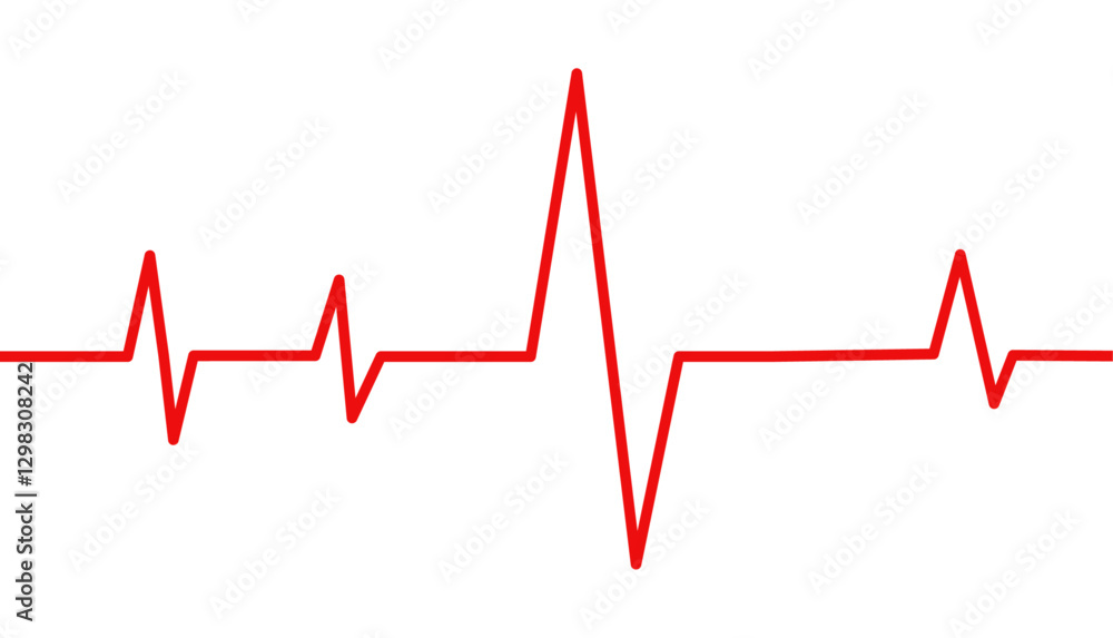Lifeline Signal, A bold red heartbeat monitor line, symbolizing the dynamic energy of life, health awareness, and the importance of monitoring heart activity in both medical and digital healthcare Lifeline Signal, A bold red heartbeat monitor line, symbolizing the dynamic energy of life, health awareness, and the importance of monitoring heart activity in both medical and digital healthcare