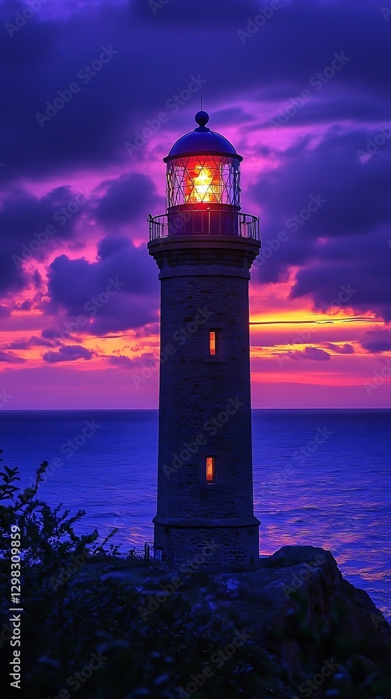 Lighthouse at Sunset Lighthouse at Sunset