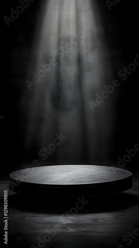 Dark Abstract Background 3D Render