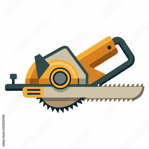 Power Saw icon illustration on a white background