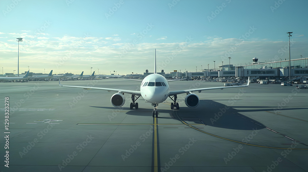 White Passenger Airplane on Airport Runway under Clear Blue Sky during Daytime White Passenger Airplane on Airport Runway under Clear Blue Sky during Daytime