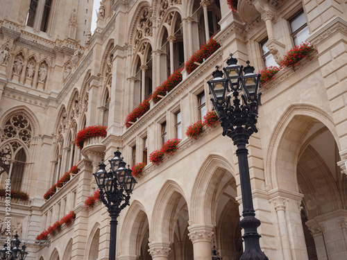 Photography Majestic Vienna Town Hall in the city center