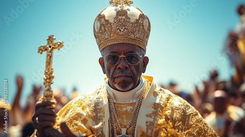 Pope Blesses Crowd During Grand Easter Procession in Vatican City